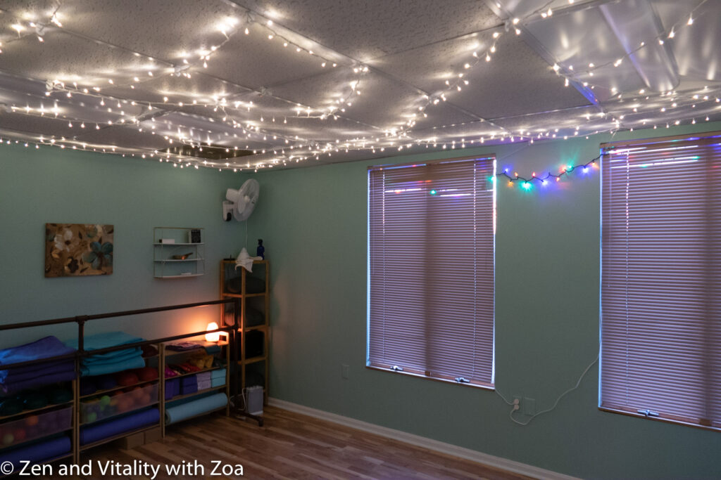 Relax under the starry night during the calm evening classes at Zen and Vitality with Zoa in La Plata, MD