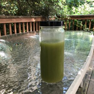 3 greens raw cold pressed juice