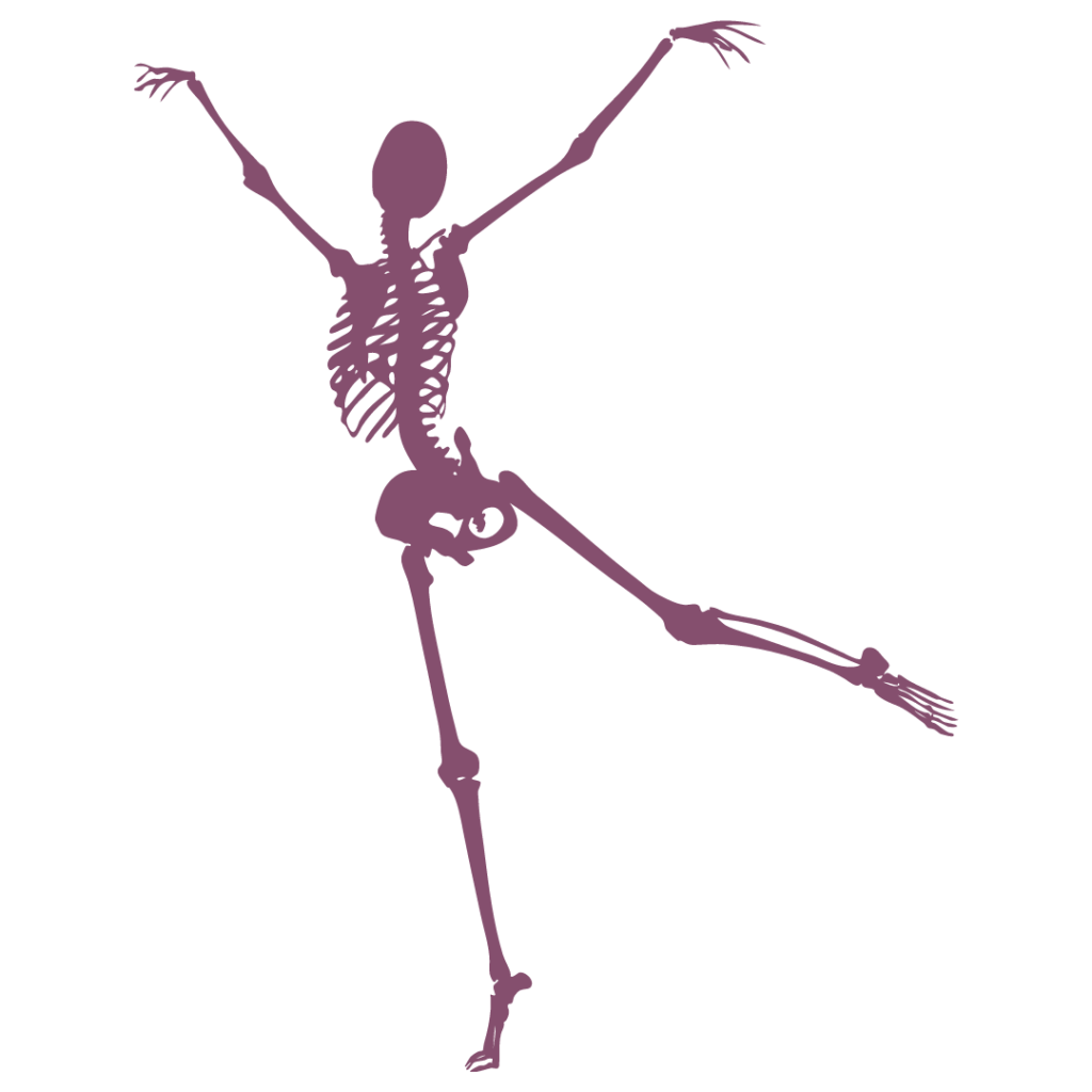 Dancing Skeleton of Bones